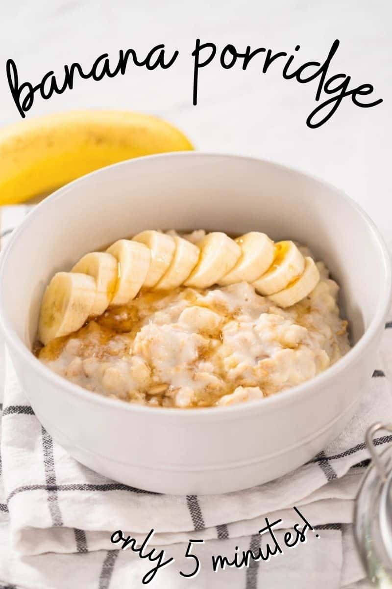 Banana Oats Porridge Recipe Colleen Christensen Nutrition
