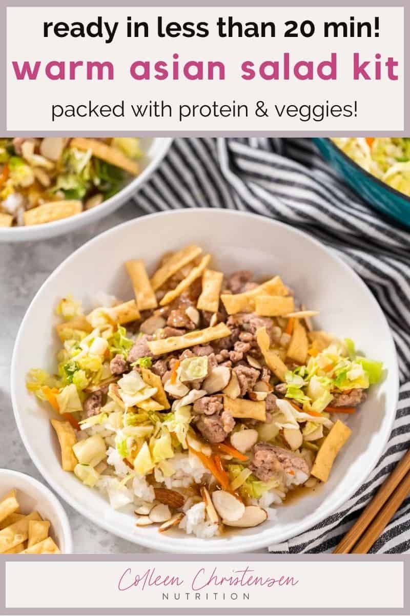 Warm Asian Salad Kit Colleen Christensen Nutrition