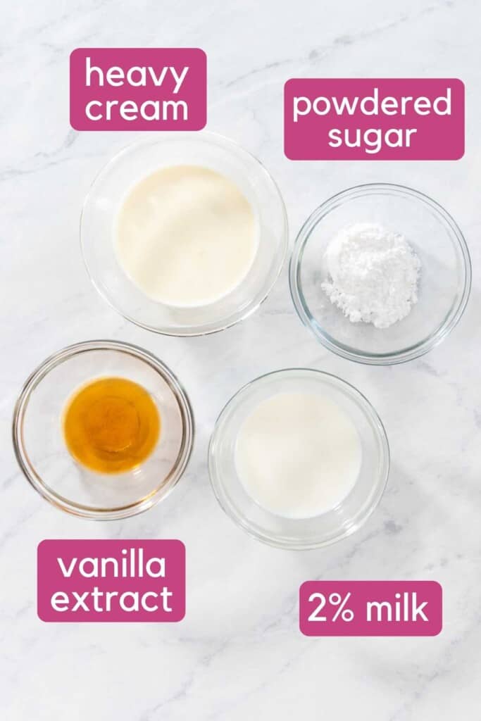 overview of ingredients vanilla sweet cream cold foam.