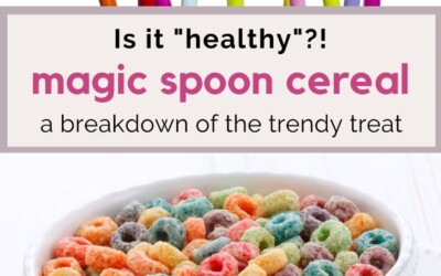 is it healthy? magic spoon cereal