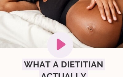 What a dietitian actually recommends during pregnancy [feat. Ryann Kipping] pinterest