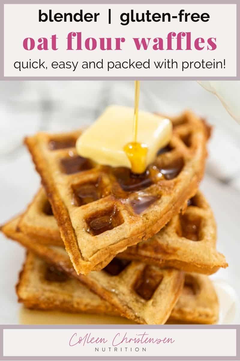 Oat Flour Waffles Colleen Christensen Nutrition