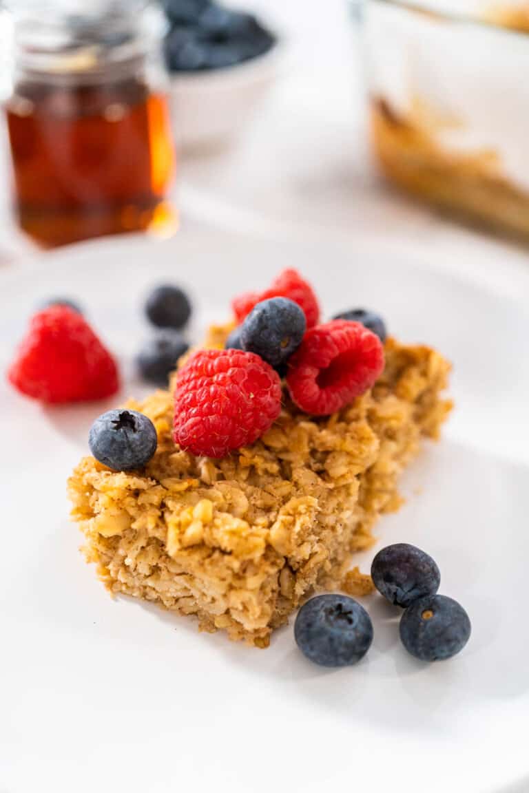 Baked Oats Without Banana - Colleen Christensen Nutrition