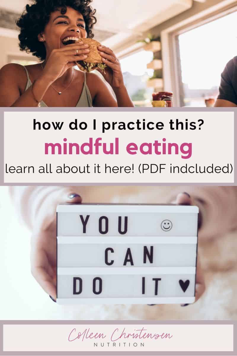 Success With Mindful Eating (PDF Included) - Colleen Christensen Nutrition